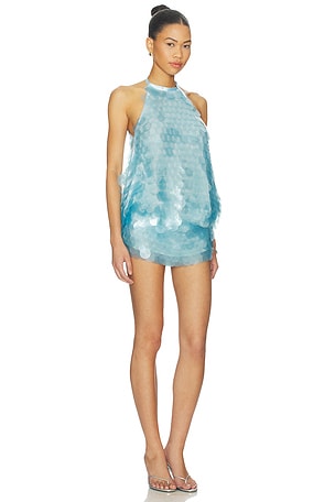 CULTNAKED Museum Dress in Baby Blue