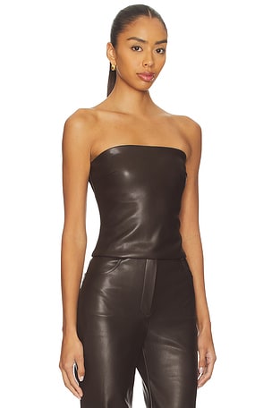 CULTNAKED Killa Bandeau Top in Brown