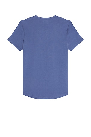 Cuts AO Curve Hem Tee in Blue