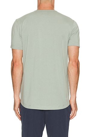 Cuts Curve Hem Tee in Slate