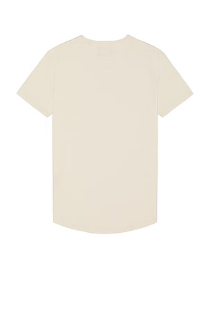 Cuts AO Curve Hem Tee in Beige