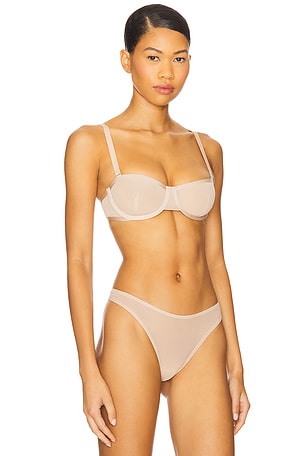 CUUP Balconette Mesh Bra in Nude