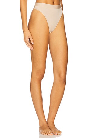 CUUP High Waist Modal Thong in Nude