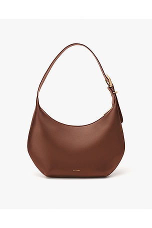 Cuyana Celestia Shoulder Bag in Brown