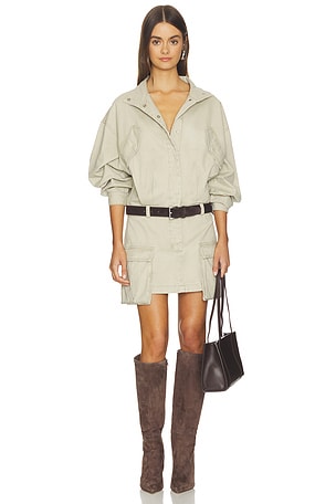 Drill Cargo Mini Dress Courtney Zheng