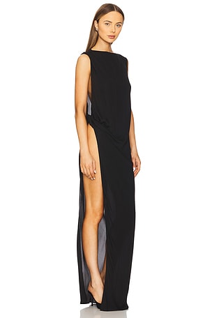 Courtney Zheng Clemens Dress in Black