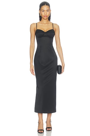 Satin Bullet Bra Dress Courtney Zheng