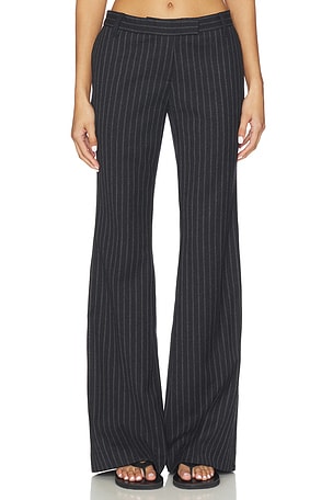 Chalkstripe Wool Pants Courtney Zheng