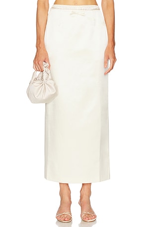 Duchesse Silk Skirt Courtney Zheng