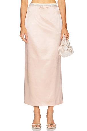 Duchesse Silk Skirt Courtney Zheng