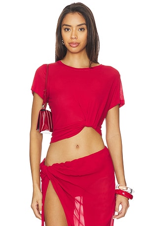 Supima Cotton Tuck Tee Courtney Zheng