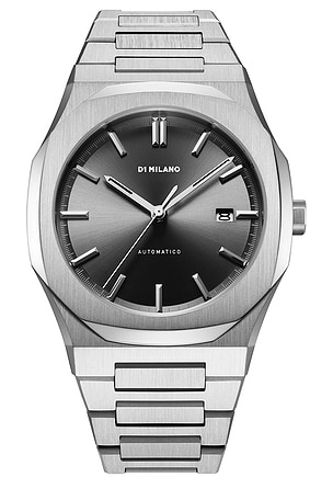 Mechanical Automatico Steel 41.5mm Watch D1 Milano