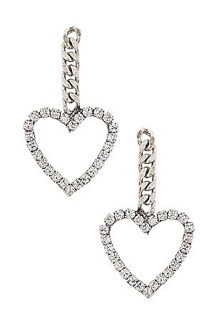 Lovi Earrings in Silver DANNIJO