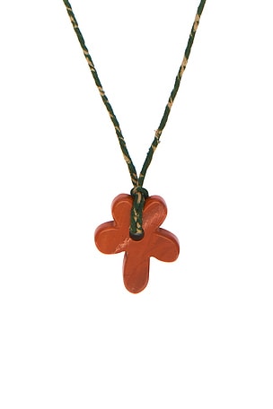 DANNIJO Maligano Necklace in Brown,Green
