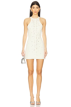 Crystal Speckled Mini Dress David Koma