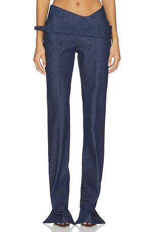 Asymmetric Waist Trouser David Koma