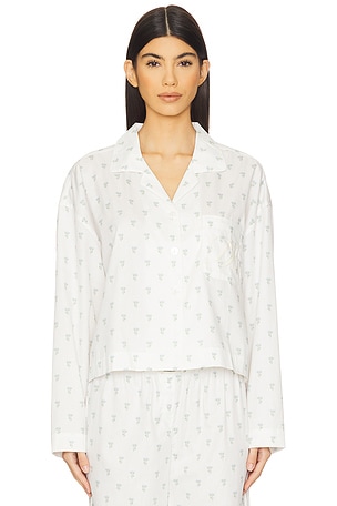 Dairy Boy Elizabeth Sleep Top in Baby Blue