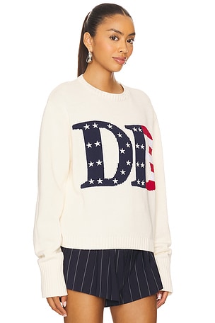 Dairy Boy American Summer Sweater in Beige