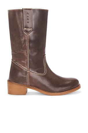 Julia Gaucho Boot in Brown Escovado Dico Copenhagen