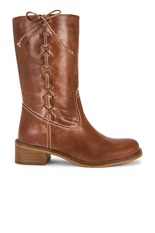 JULIA GAUCHO BOOT WITH SIDE LACES 부츠 Dico Copenhagen