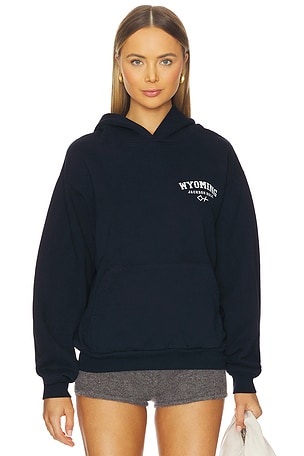 Diamond Cross Ranch Wyoming Classic Hoodie in Blue