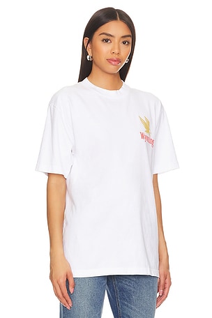 Diamond Cross Ranch Jackson Eagle Tee in White