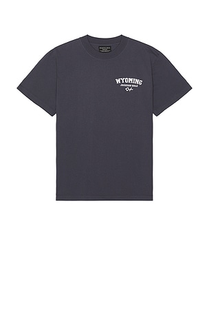 Diamond Cross Ranch Wyoming Classic Tee in Blue