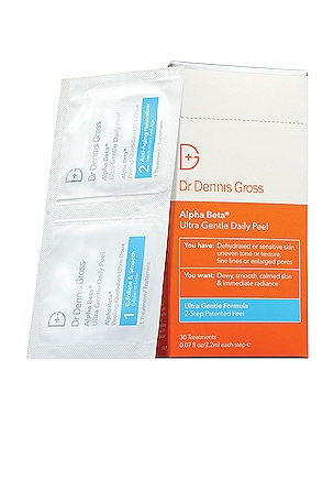 ALPHA BETA ULTRA PEELING DIÁRIO SUAVE 30 TRATAMENTOS ALPHA BETA ULTRA GENTLY DAILY PEEL 30 TREATMENTS Dr. Dennis Gross Skincare