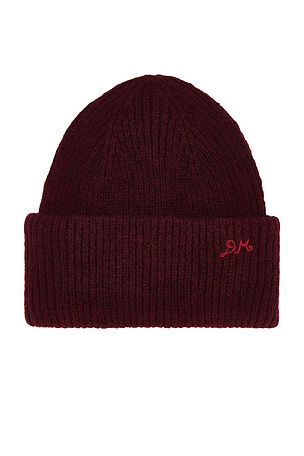 DM Logo Beanie Damson Madder