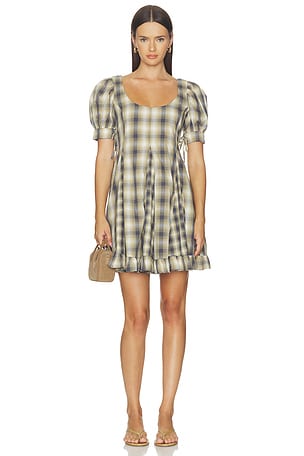 SABINA MINI GODET  ドレス Damson Madder