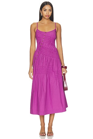 ROBE LYRA MIDI  Damson Madder