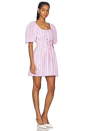 Damson Madder Amelie Mini Dress in Pink