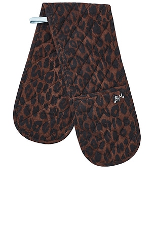 Double Oven Glove Damson Madder