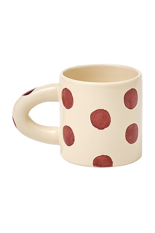 Damson Madder Chubby Mug in Cream