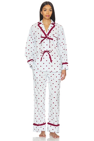 Antonella Pajama Set Damson Madder