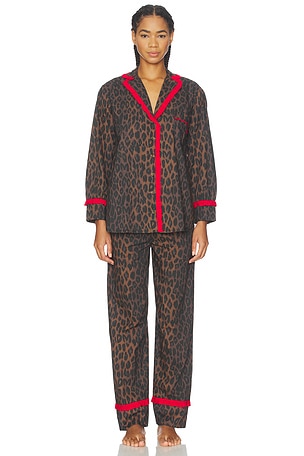 Antonia Pajama Set Damson Madder
