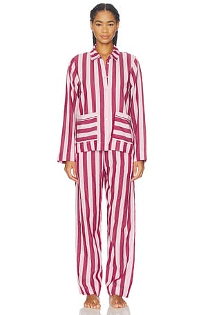 Florie Pajama Set Damson Madder