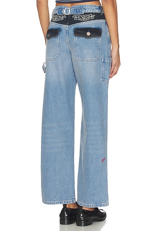 Drew Straight Leg Damson Madder