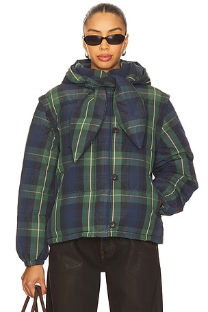 Pearl Puffer Jacket Damson Madder