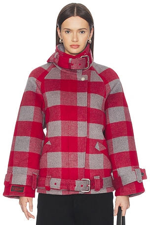 Polly Wool Bomber Damson Madder