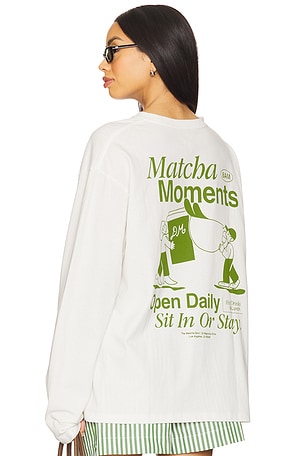 Matcha Moments Tee Damson Madder