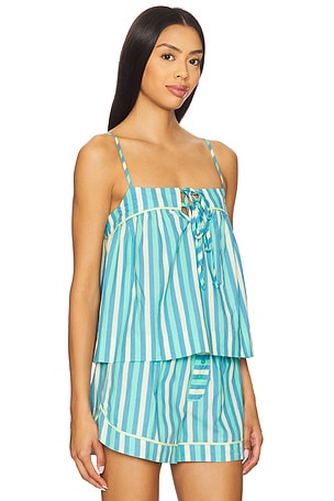 Damson Madder Ellis Shell Top in Blue
