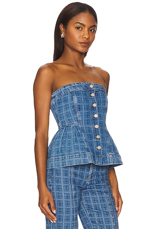 Damson Madder Eloise Top in Blue