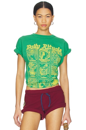 Daily Rituals Graphic Tee Damson Madder