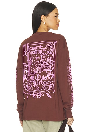 Pleasant Slumber Graphic Tee Damson Madder