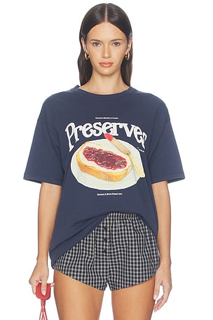 House Preserves Graphic Tee Damson Madder