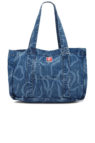 Denim Tote Bag Damson Madder