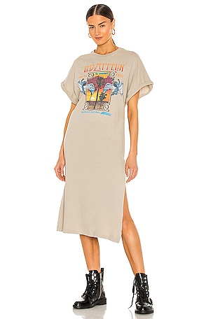 led zeppelin shirt dress Craft Led Zeppelin T Shirt Dress XL BOHO GYPSIE STAIRWAY TO HEAVEN SEE MEASUREME