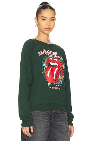 DAYDREAMER Rolling Stones 1981 US Tour Vintage Sweatshirt in Green