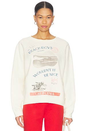 The Beach Boys Wouldn't It Be Nice Vintage Raglan Sweatshirt DAYDREAMER